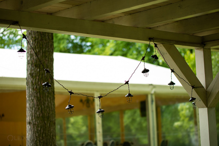 GIRLANDA SOLARNA 10x latarenka metalowa 4,5m ogrodowa ozdobna dekoracyjna 3000K ciepła