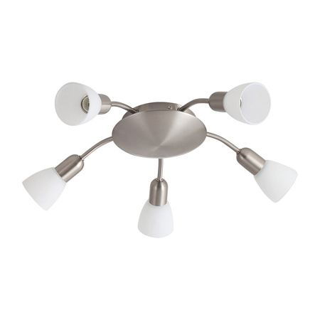 Lampa Sufitowa Żyrandol 5x E14 Chrom Klasyczny Soma Rabalux