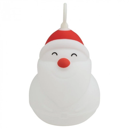 Lampka Nocna Dziecięca LED 1W 3000K Ciepła + Wielokolorowa RGB Akumulatorowa 1000mAh Biała MIKOŁAJ MARY'S