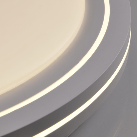 Plafon LED Oprawa Sufitowa 72W 8000lm CCT 120° Biała IP44 Pilot Ściemnialna Marian Sanico Goldlux