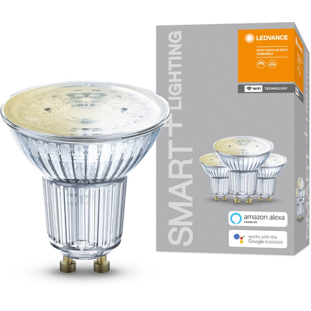 3x Żarówka LED GU10 Reflektor 5W 350lm 2700K Ciepła Ściemnialna SMART+ WiFi Ledvance