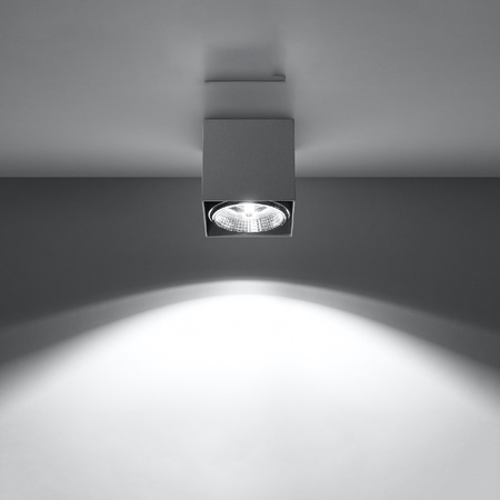 Lampa Sufitowa Oprawa Natynkowa GU10 Kwadratowa Szara Nowoczesna Blake Sollux