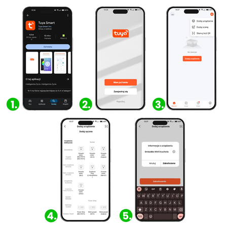 2x Inteligentne Gniazdko WiFi Watomierz Programator Timer TUYA SMART NIVO LUMILED