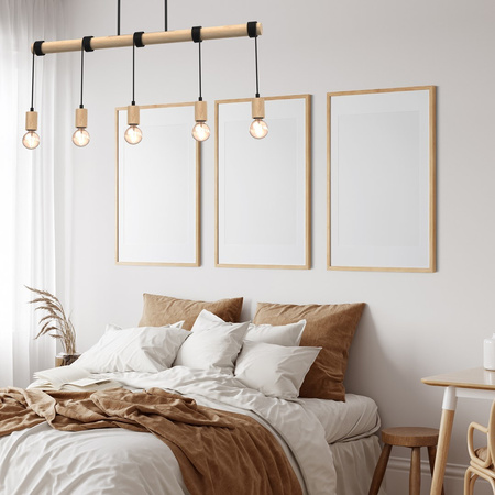 Lampa Wisząca Sufitowa VIGA 5xE27 Milagro