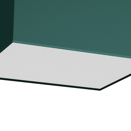 Plafon LED Lampa Sufitowa VERDE Zielona Kwadrat 3xE27 50cm Milagro