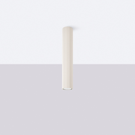 Lampa Sufitowa Reflektor Tuba Spot 1x GU10 Beżowa Karbon Deep Space SL.1590 Sollux