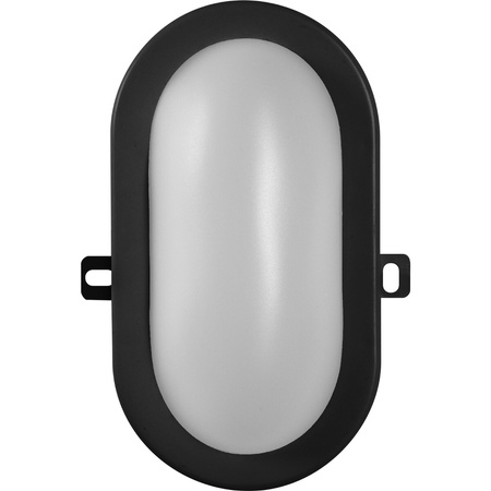 Lampa LED Przemysłowa Zewnętrzna Kinkiet Elewacyjny 6W 420lm 4000K IP54 Czarny z Modułem Awaryjnym Bulkhead Ledvance