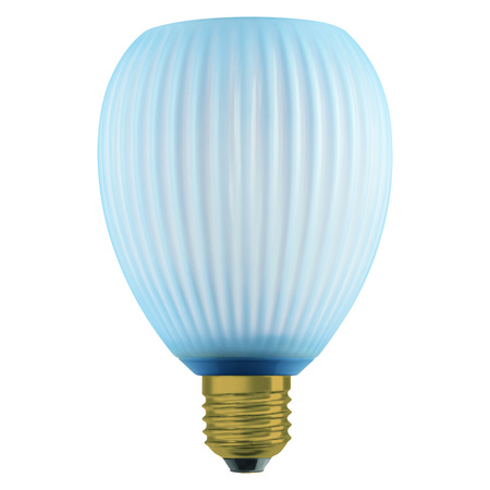 Żarówka LED E27 Owalna 3.5W 300lm 2700K Ciepła Dekoracyjna Niebieska Osram