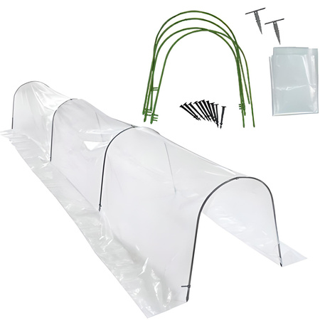 Mini Szklarnia Ogrodowa Tunel Foliowy 1.8 x 6 m