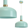 Lampa wisząca miętowa żyrandol MiLAGRO MALMO 1x E27