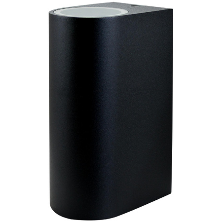 Kinkiet ogrodowy elewacyjny kinkiet góra dół LED 2xGU10 BOSTON GOLDLUX (Polux) PODWÓJNY CZARNY