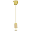 Lampa Wisząca Oprawa E27 Betonowy klosz z żółtym kablem VT-7668 V-TAC