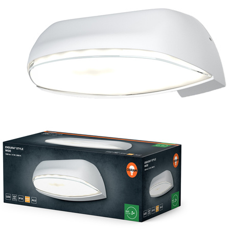 Kinkiet Ogrodowy Lampa Elewacyjna Zewnętrzna LED 12W 530lm 3000K Ciepła Biały IP54 Endura Osram