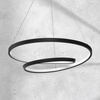 Lampa Wisząca Sufitowa LUCERO Czarna 48W LED Milagro