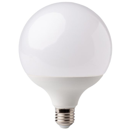 Żarówka LED E27 G120 GLOBE 20W 1800lm 6500K Zimna 220° Mleczna ECOLIGHT