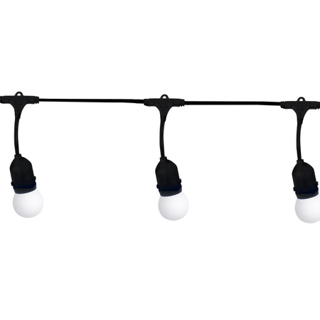 Girlanda Ogrodowa Łańcuch Świetlny Party 5,6m 10xE27 mleczny 6W GOLDLUX (Polux)