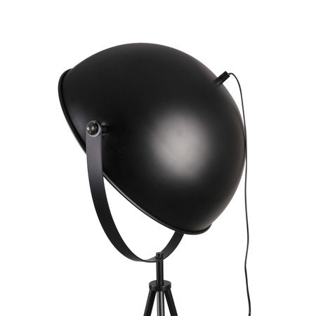 Lampa Podłogowa Oprawa Stojąca E27 Czarna Złota Matylda Sanico Goldlux