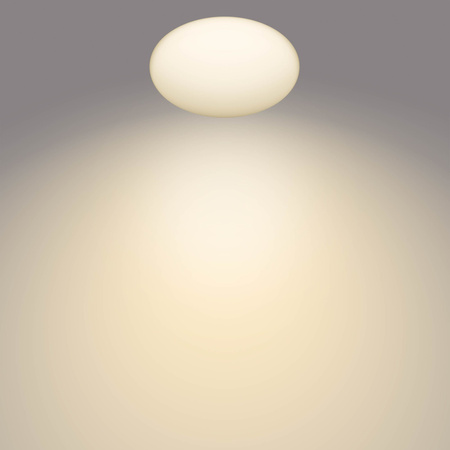 Lampa Sufitowa Plafon LED 12W 1000lm 2700K z Czujnikiem Ruchu i Zmierzchu Biała Shan Philips