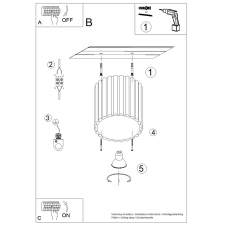 Oprawa Natynkowa GU10 Aluminiowa Biała Aura Deep Space SL.1779 Sollux