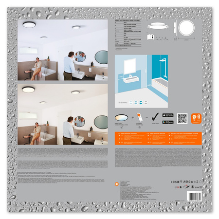 Plafon LED Lampa łazienkowa ORBIS Disc 25W 4000lm ciepła-zimna 50cm SMART+ WiFi LEDVANCE