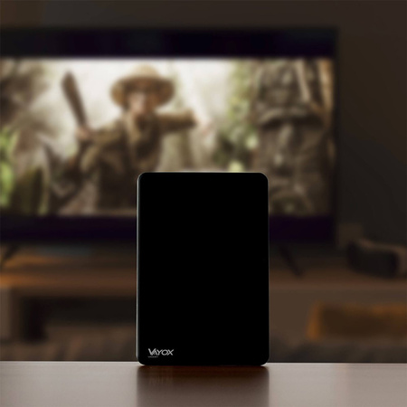 Antena Pokojowa ze Wzmacniaczem do Telewizji Naziemnej DVB-T/T2 Aktywna 4K Mocna VAYOX