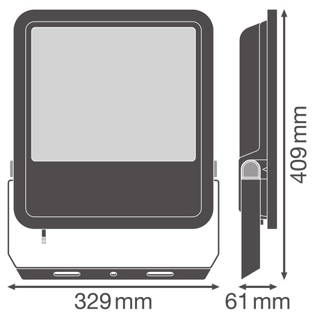 Naświetlacz LED Reflektor Zewnętrzny Lampa 167W 25000lm 4000K IP66 Biały Floodlight Ledvance