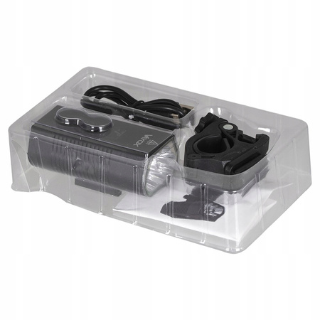 Latarka Lampka Przednia Rowerowa LED USB-C Uchwyt 6 Trybów 1020lm IP65 Funkcja Powerbank VAYOX