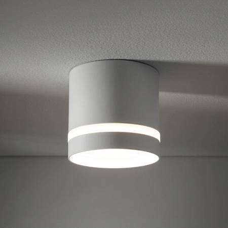 Oprawa Natynkowa Sufitowa GX53 SPOT TUBA Biała CRES 10478 Nowodvorski