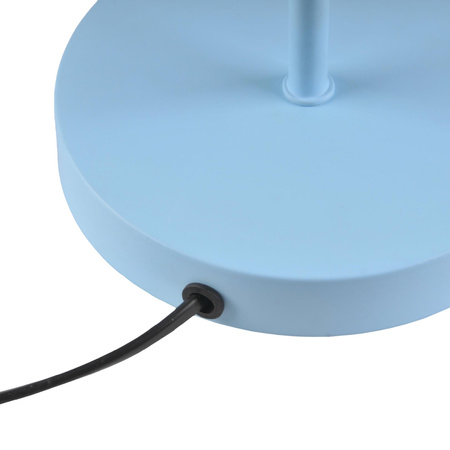 Lampka Biurkowa Stołowa E27 Niebieska Mimi Sanico Goldlux