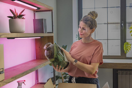 Lampka Podszafkowa LED Listwa Meblowa z Czujnikiem Ruchu 8W 460lm 3000K Ciepła RGBw Ściemnialna Pilot Czarny 30cm Linear Edge Ledvance