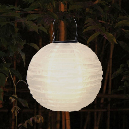 LAMPION ORIGAMI LED 20 cm lampka solarna ogrodowa wisząca
