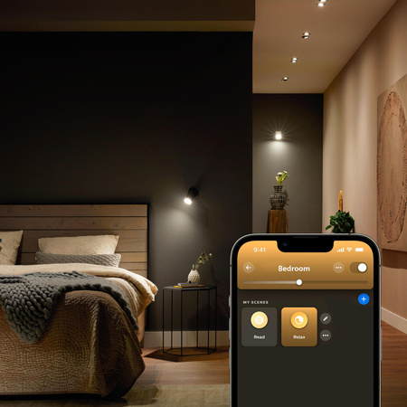 Żarówka LED GU5.3 MR16 Reflektor 5.1W = 60W 400lm 2200-6500K CCT 40° White Ambiance Bluetooth Zigbee Philips HUE