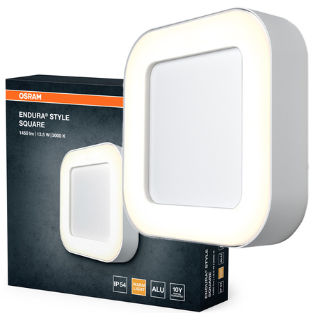 Kinkiet Ogrodowy Lampa Elewacyjna Zewnętrzna LED 13.5W 600lm 3000K Ciepła Biały IP54 Endura Osram