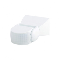Czujnik Ruchu i Zmierzchu PIR IP65 Natynkowy Biały 12m 180° CP Ecolight
