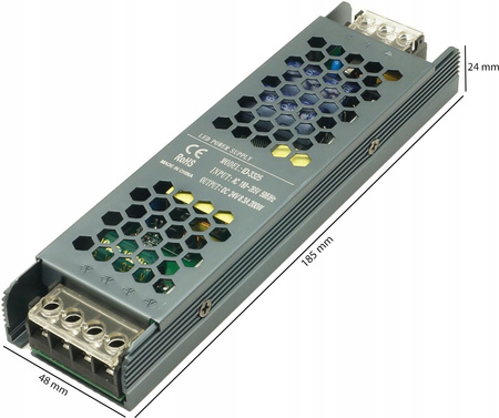 Zasilacz Stałonapięciowy Modułowy 200W 24V 8,33A DC SLIM