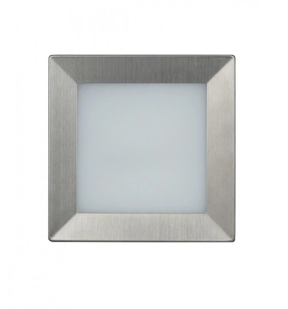 Lampa Ogrodowa Zewnętrzna Elewacyjna WPUSZCZANA LED Mur Led Inox D 04 3,5W 195lm 3000K Ciepła Su-Ma