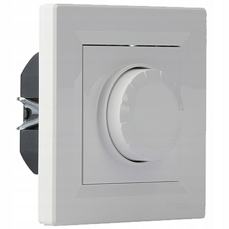 Ściemniacz z Funkcją Łącznika Schodowego z Ramką IP20 Podtynkowy SCHNEIDER ASFORA