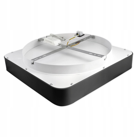 Lampa sufitowa PLAFON LED żyrandol GALAXIS ARIES 54W 3000K-6500K czarny + pilot