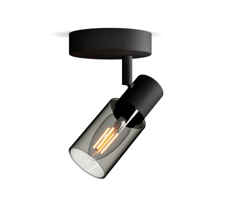 Lampa Ścienna Kinkiet E14 Czarna Palms Philips