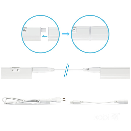 Oprawa Meblowa LED Podszafkowa 14W 1540lm 4000K Neutralna Biała Kobi