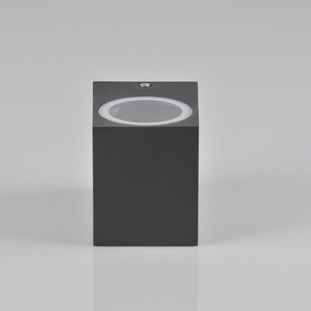 Kinkiet ogrodowy zewnętrzny na LED 1x GU10 BOSTON GOLDLUX (Polux) ALUMINIUM SZARY