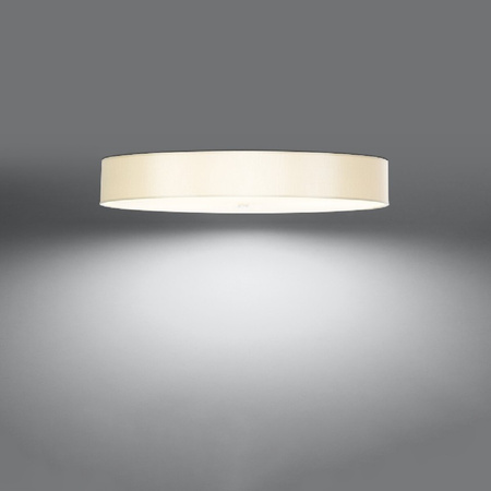 Lampa Sufitowa Plafon 6x E27 Oprawa Natynkowa Geometryczna Biała Minimalistyczna Skala Sollux