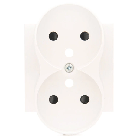 Pokrywa Gniazda Wtyczkowego Podwójnego z Uziemieniem DGZ2MZP/11 KONTAKT SIMON