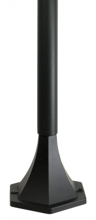 Lampa Ogrodowa Zewnętrzna Słupek LATARNIA E27 CADIZ K 5002/3/Z 86cm czarny Su-Ma