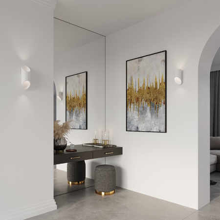 Lampa Ścienna Kinkiet Góra Dół G9 Tubularna Biała Nowoczesna Penne Sollux