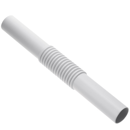 Złączka Kompensacyjna Elastyczna ZCL 18 mm PVC Biała 5szt