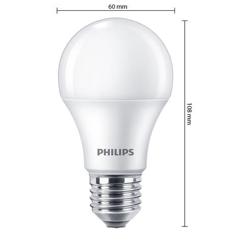 Żarówka LED E27 A60 10W = 75W 1055lm 4000K Neutralna Mleczna PHILIPS