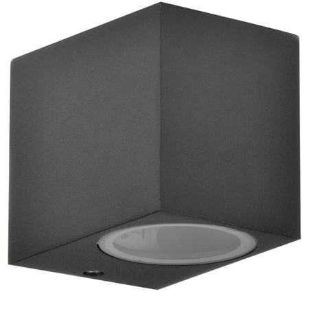 Kinkiet ogrodowy zewnętrzny na LED 1x GU10 BOSTON GOLDLUX (Polux) ALUMINIUM SZARY