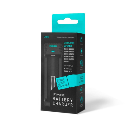 Ładowarka do Baterii Akumulatorów Uniwersalna VCH-U101 VIDEX
