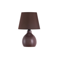 Lampa Stołowa Biurkowa Nocna E14 Brązowy Klasyczny Ingrid 4476 Rabalux